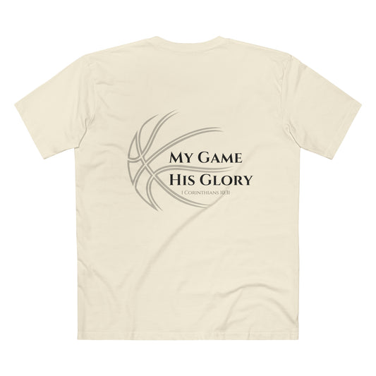 My Game, His Glory Basketball Tee