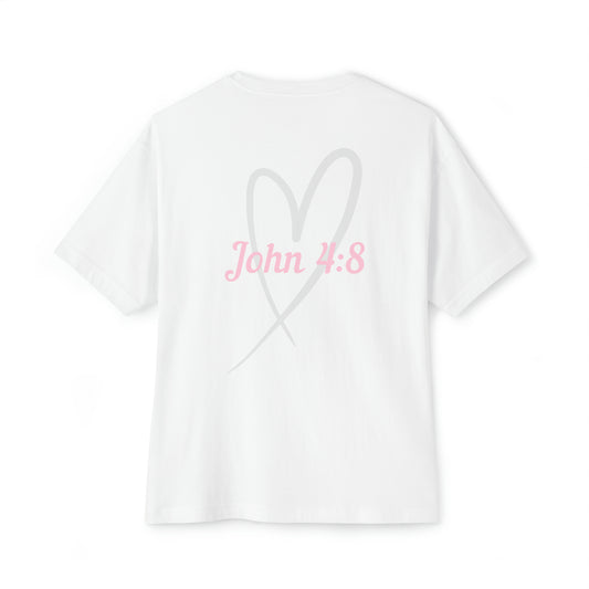 God Is Love Oversized Women's Tee