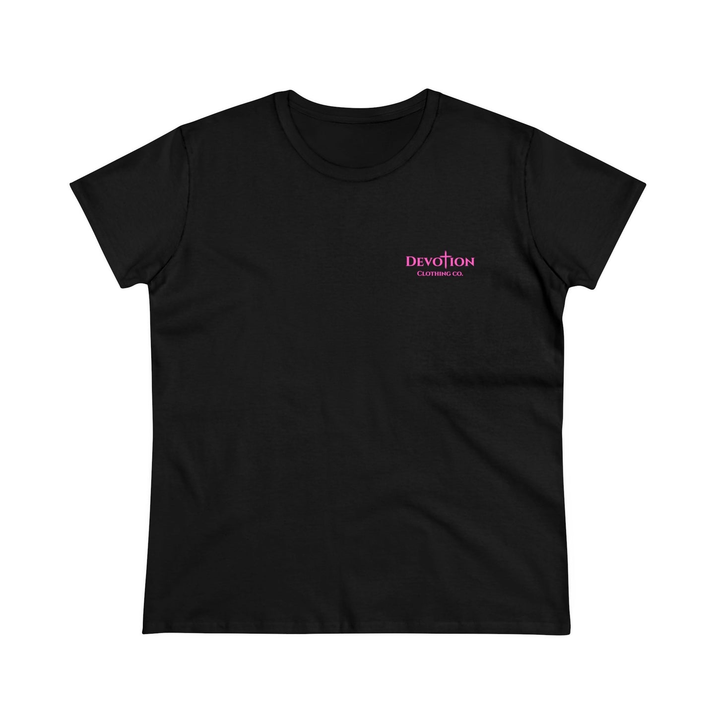 Powered By Faith Women's Fitted Tee