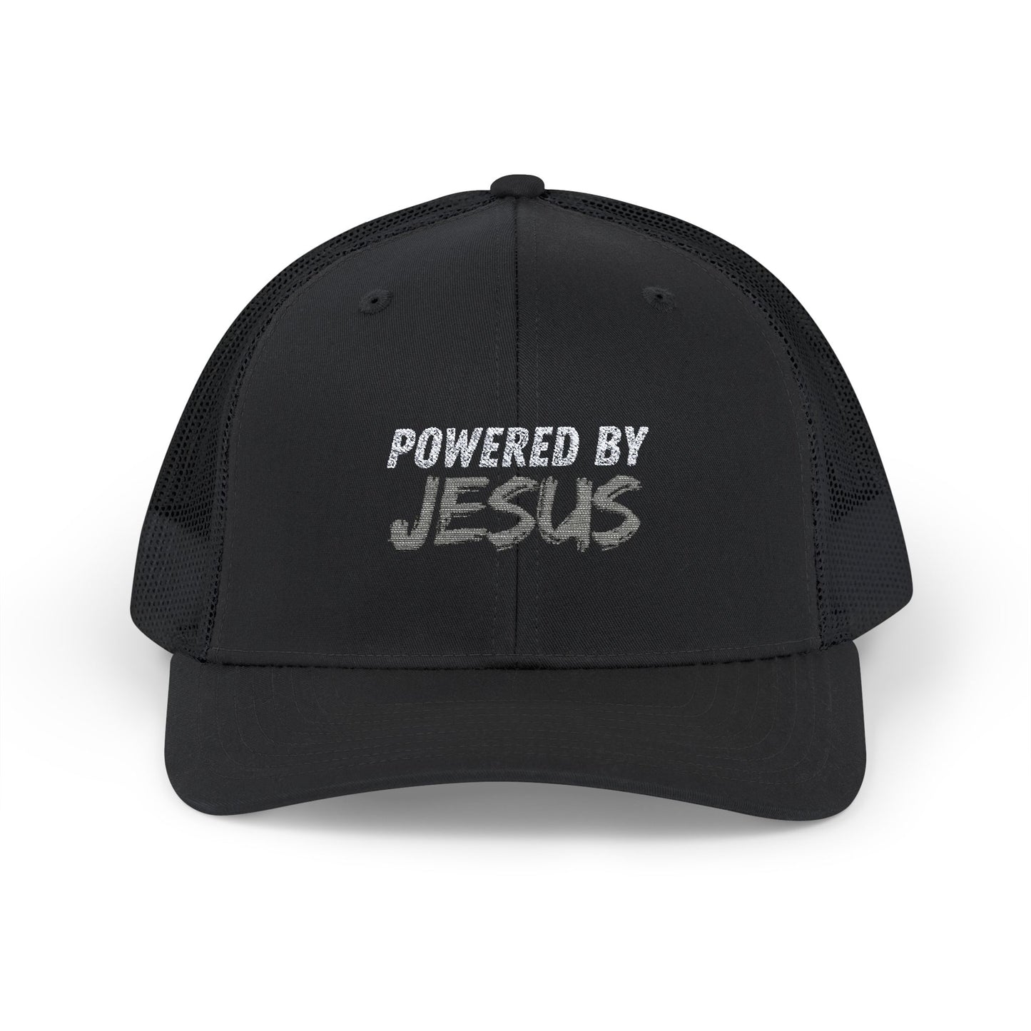 Powered By Jesus Snapback Trucker Cap