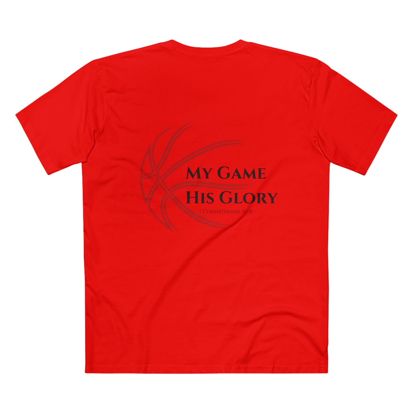 My Game, His Glory Basketball Tee