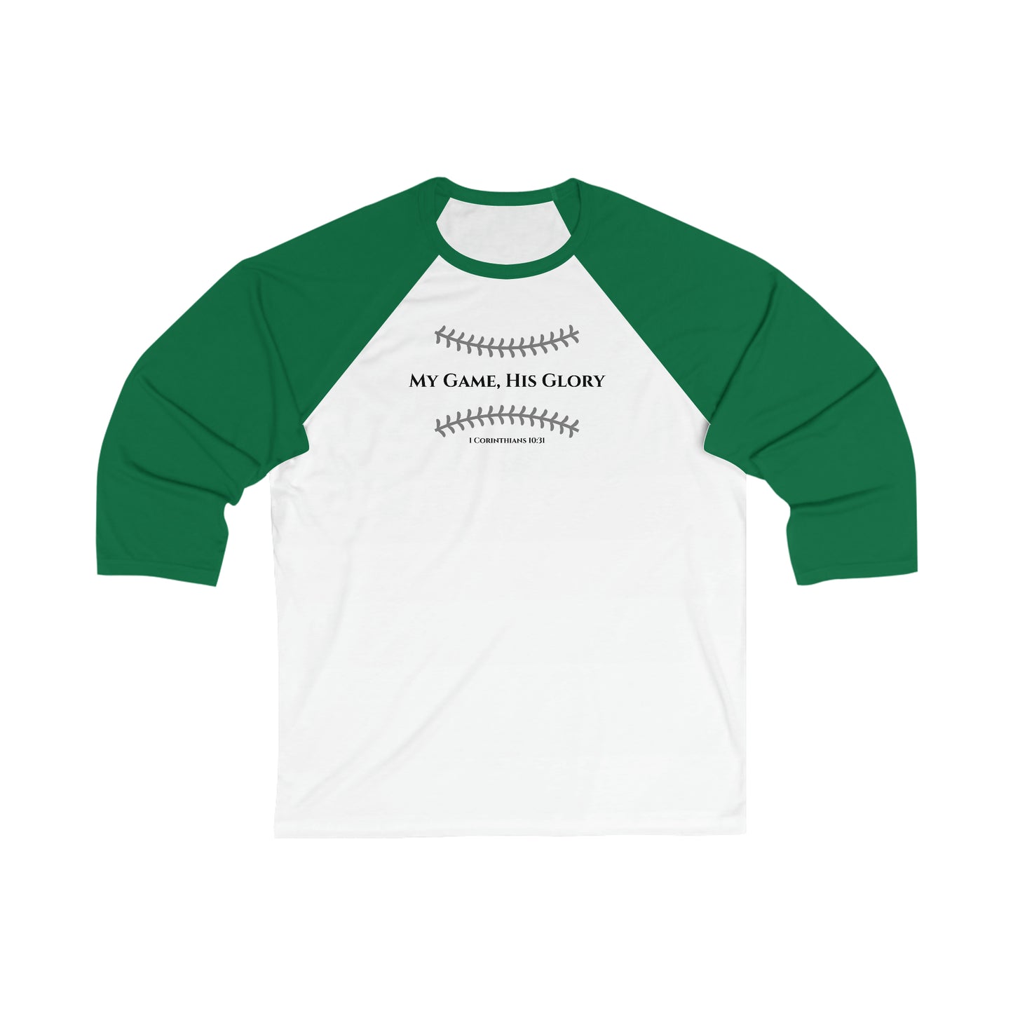 My Game, His Glory 3/4 Sleeve Tee