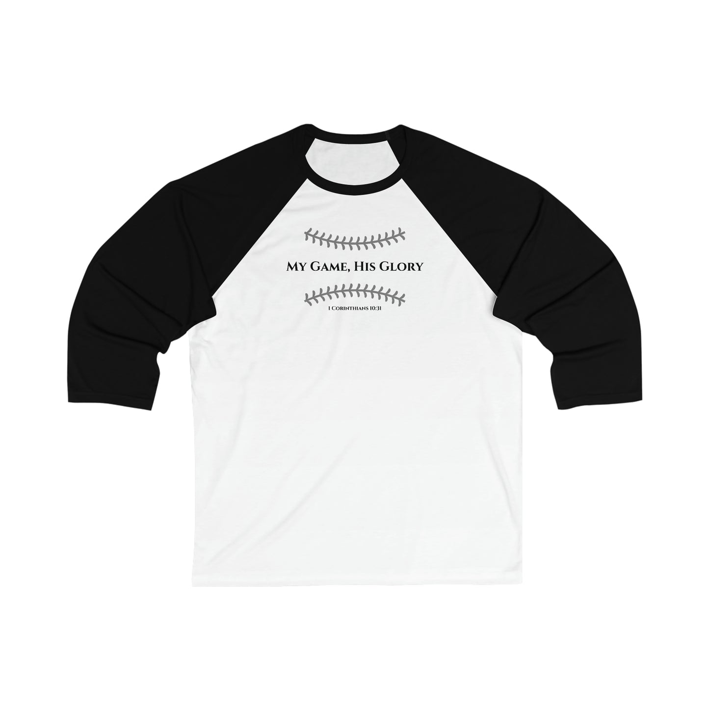 My Game, His Glory 3/4 Sleeve Tee