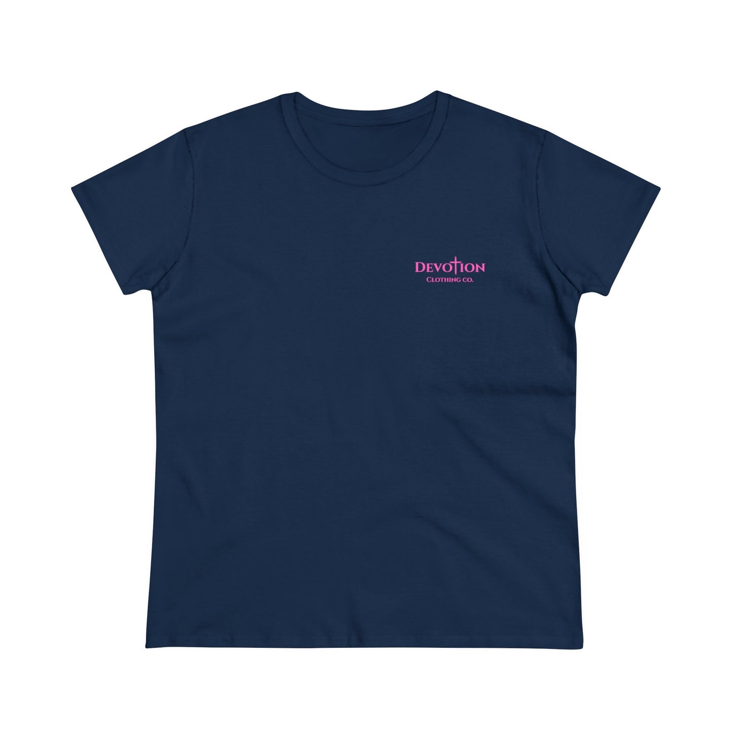 Powered By Faith Women's Fitted Tee