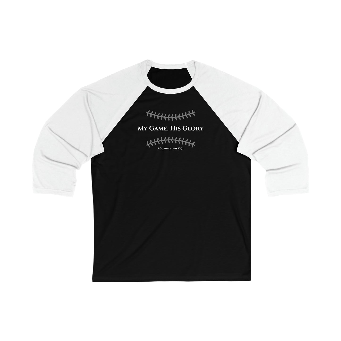 My Game, His Glory 3/4 Sleeve Tee