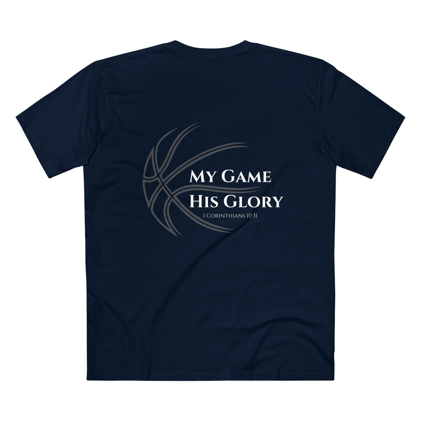 My Game, His Glory Basketball Tee