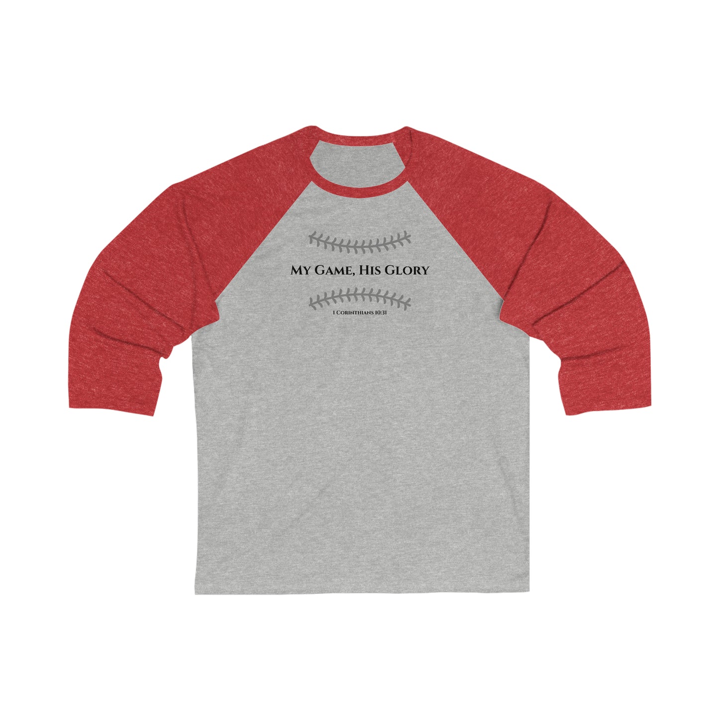 My Game, His Glory 3/4 Sleeve Tee