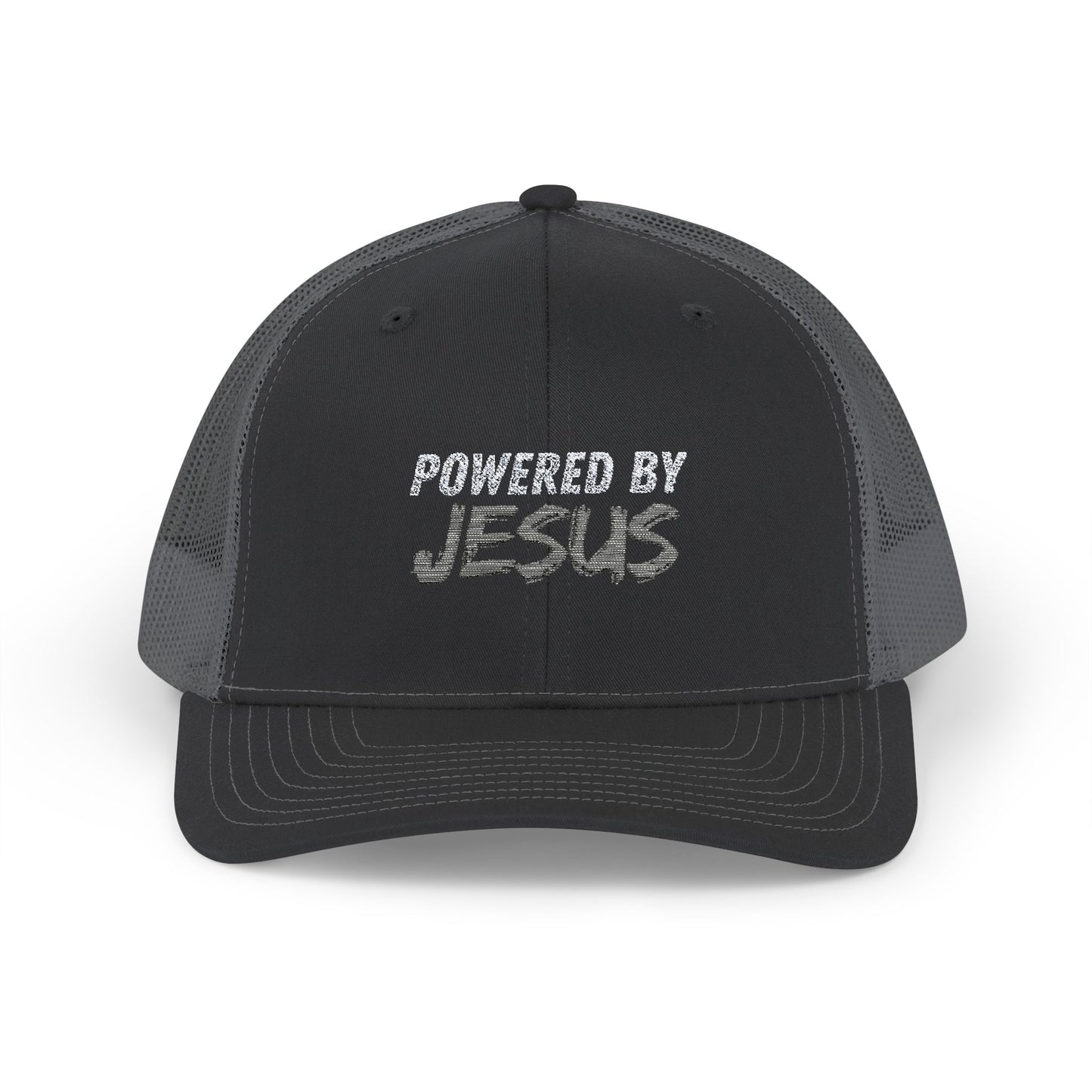 Powered By Jesus Snapback Trucker Cap