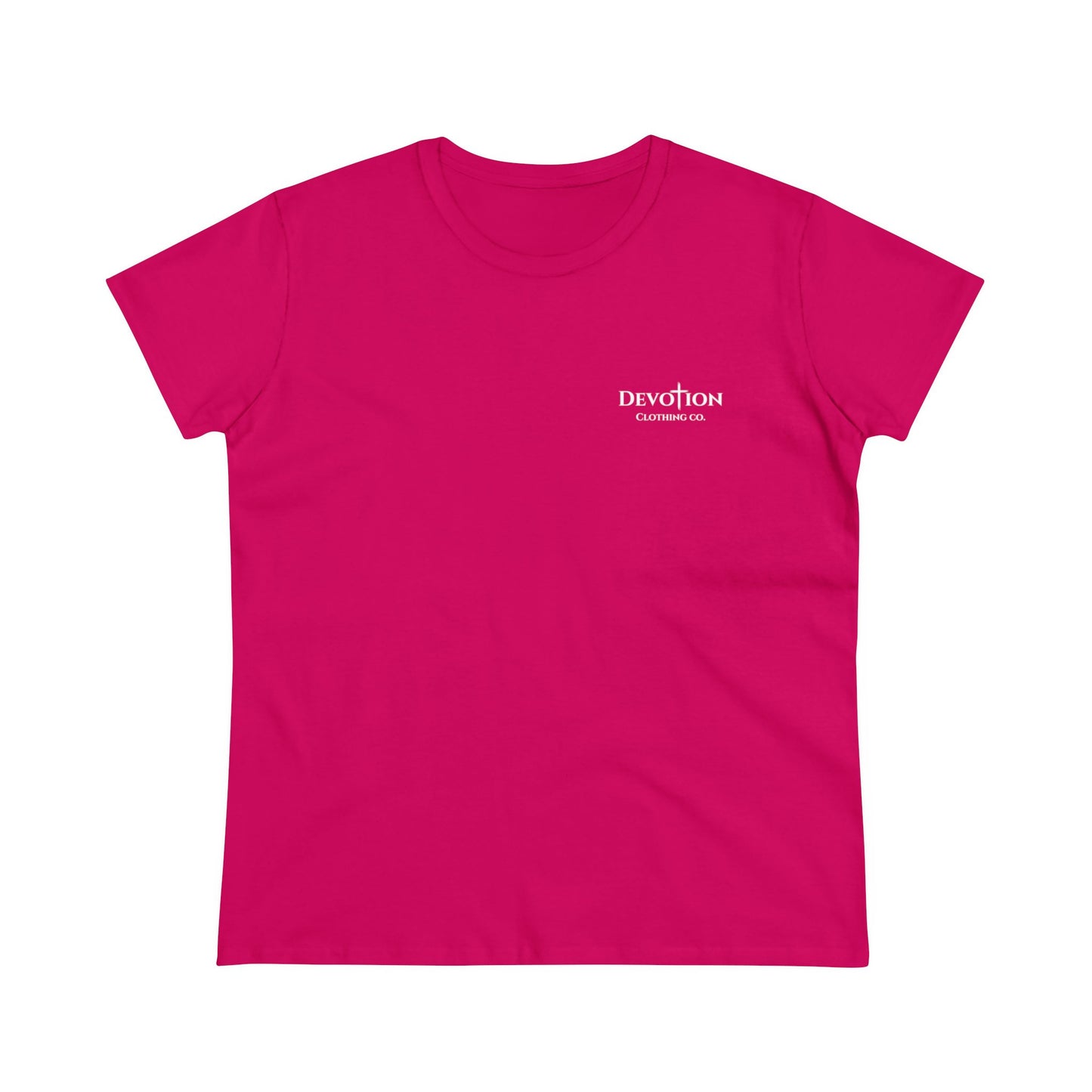 Powered By Faith Women's Fitted Tee