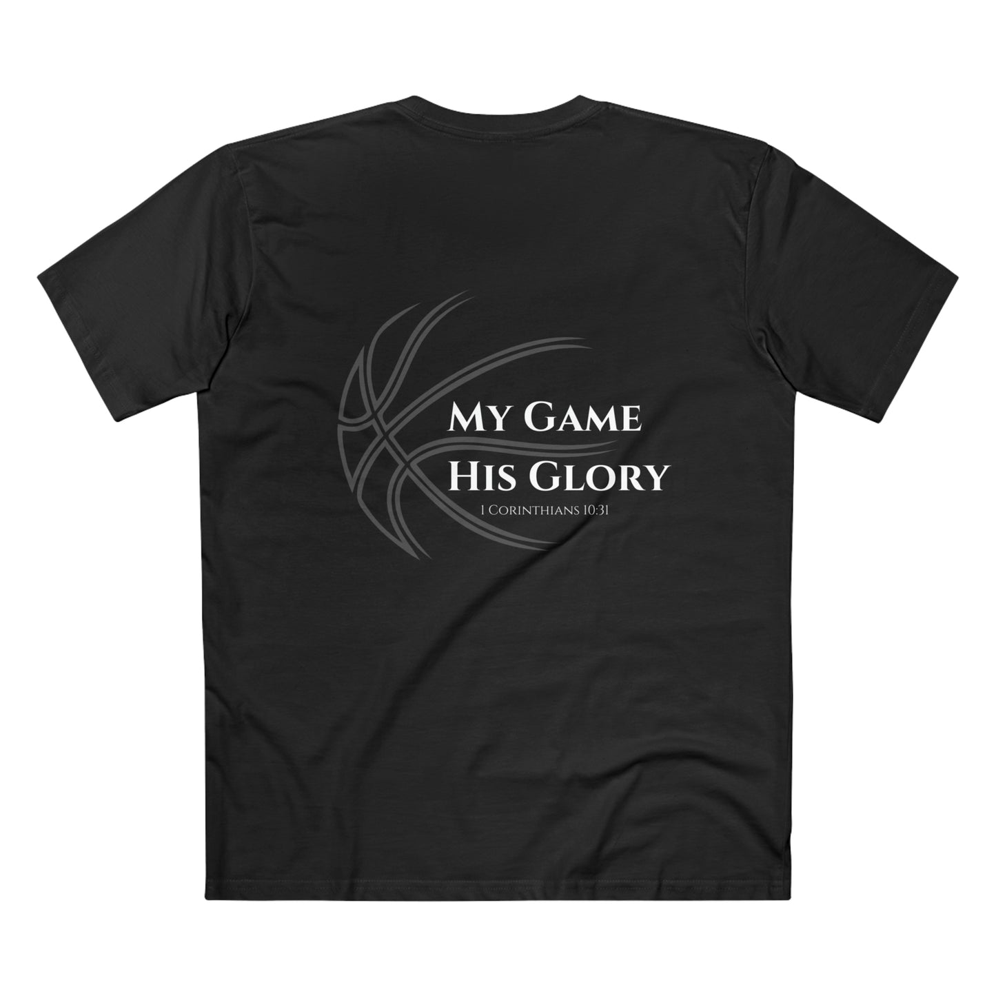 My Game, His Glory Basketball Tee