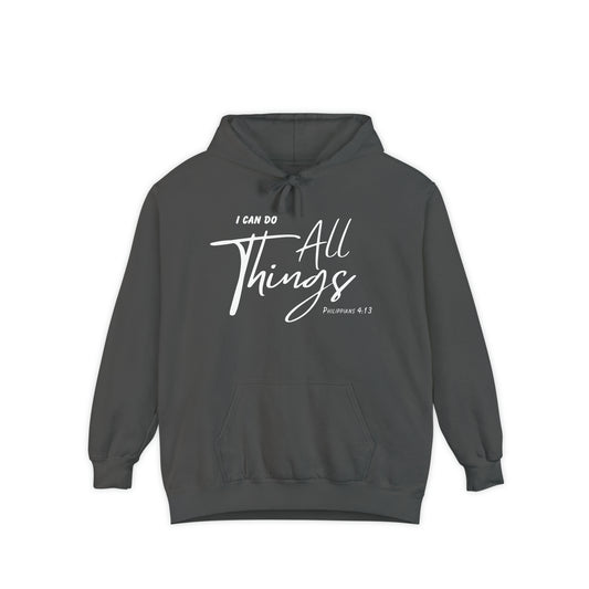 I Can Do All Things Heavyweight Hoodie