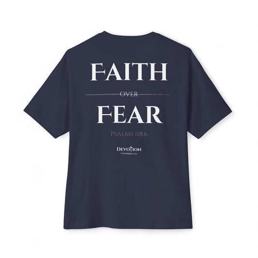 Faith Over Fear Oversized Tee